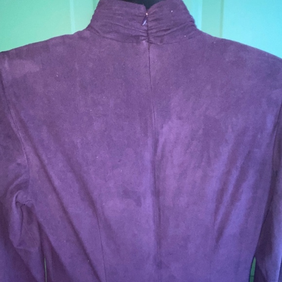 David Warren size 4 maxi dress eggplant color - Picture 4 of 5